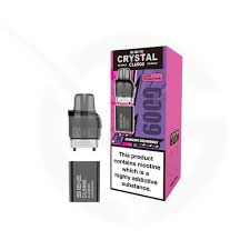 SKE Crystal CL6000 - BLUEBERRY RASPBERRIES - 20mg/L - Replacement Prefilled Pods + Refill Container